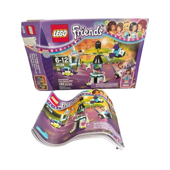 LEGO Friends Amusement Park Space Ride Set 41128 – Complete w/ Box & Manual‎ - Picture 2 of 2